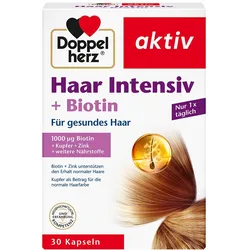 DOPPELHERZ Haar Intensiv+Biotin Kapseln 17,4 g