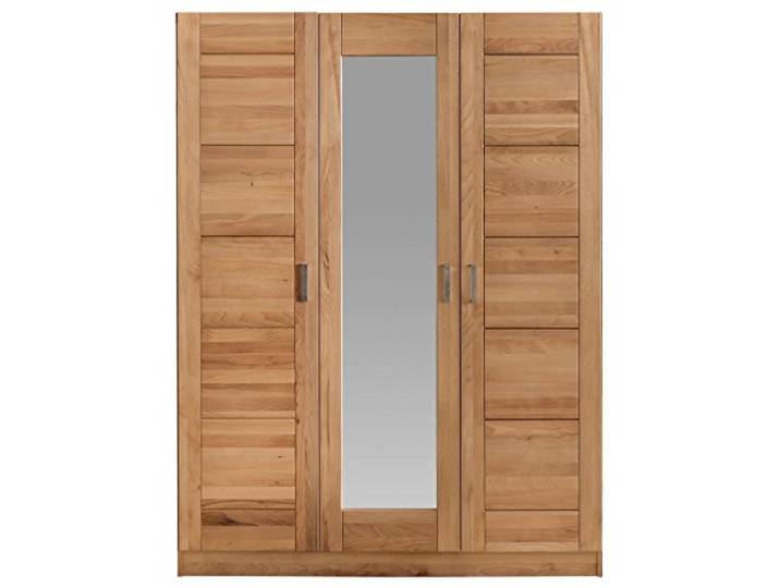 moebel-store24 Kleiderschrank PIA 3 Türig Kernbuche teilmassiv