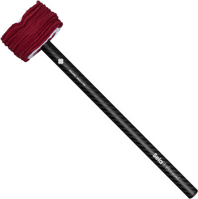 Sela SEGOM5L Gong Mallet Burgundy