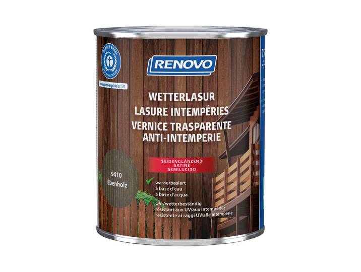 Renovo Wetterlasur Ebenholz 0.75 l Seidenglanz