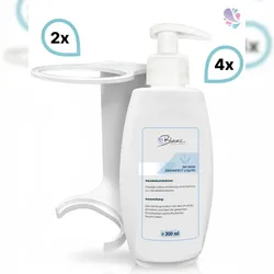 Blanc HYGIENIC SET: Mini Fix-System - 2x Mini Fix Spender + Hand- & Hautdesinfektion, medizinisch, 4x300 ml