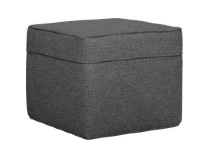 Pouf carré tissu Ondine