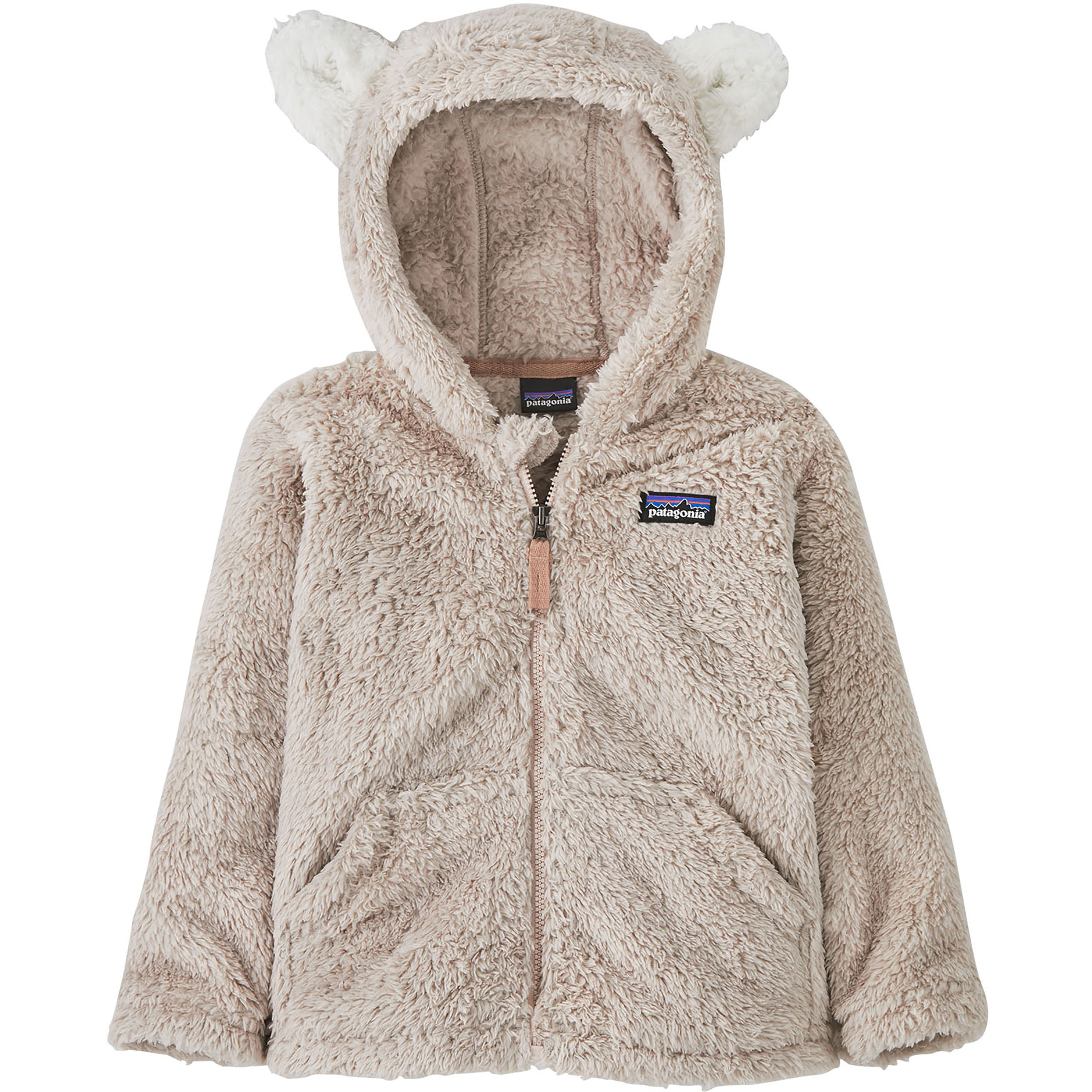 Patagonia Furry Friends Baby Kinder Fleecejacke beige Größe 89 Lifestyle Isolierend