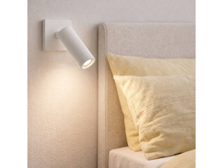 Petite Applique Liseuse Led Encastrable Blanc Mat Asia