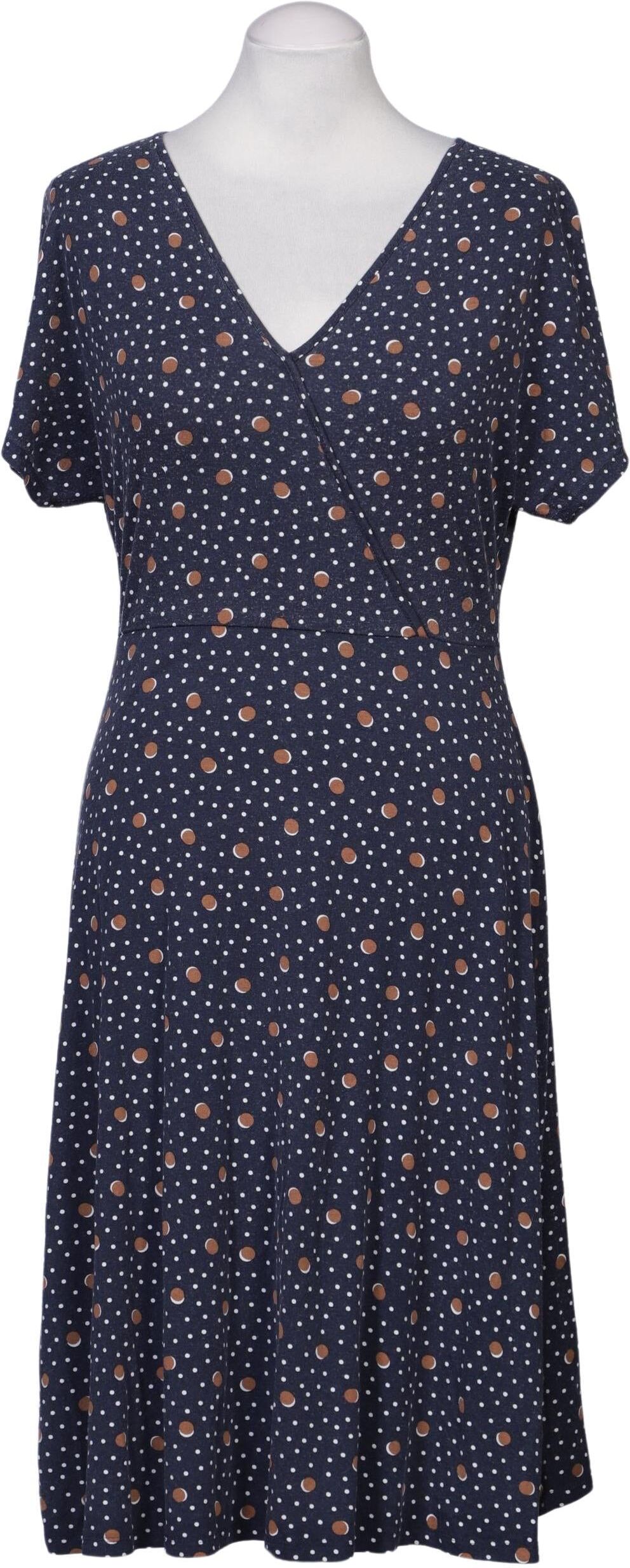 Christian Berg Damen Kleid, Marineblau, Gr. EU 38, Viskose / Seide - Second Hand