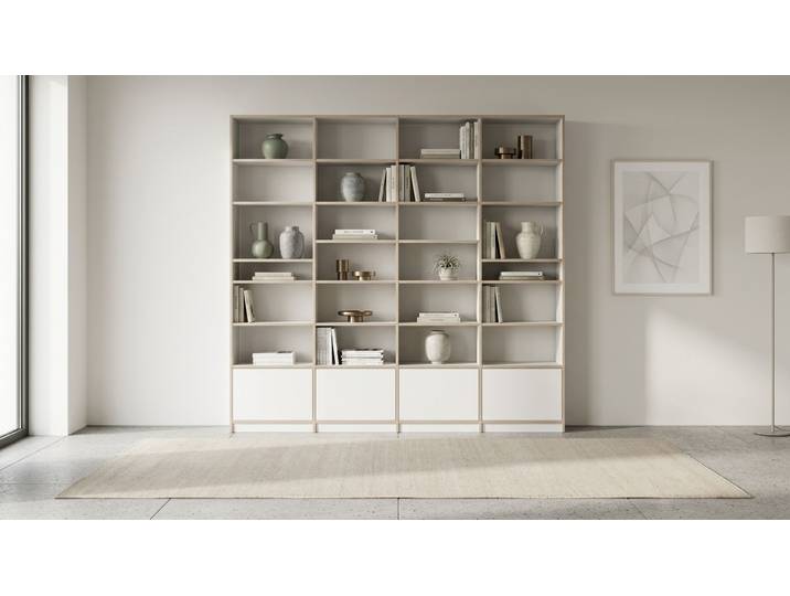 Bücherregal aus Multiplex Multiplex Multiplex Weiß