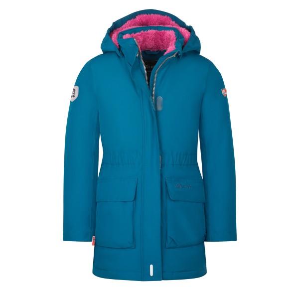 Trollkids - Girl's Alesund Coat - Mantel Gr 92 blau