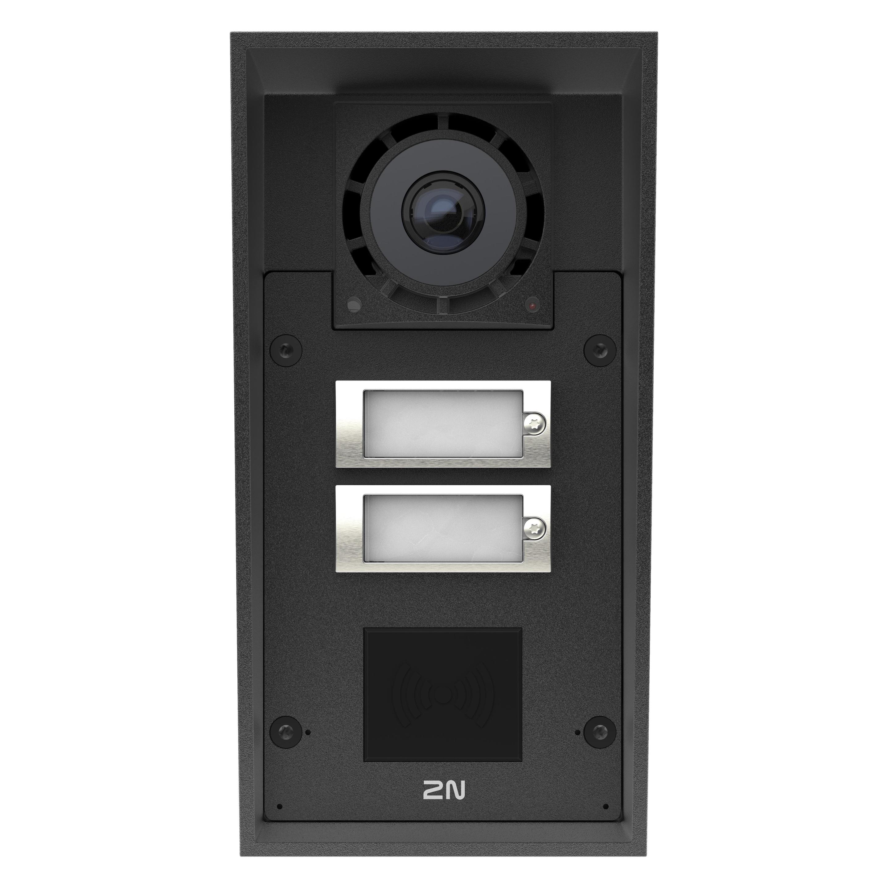 2N IP Türstation Force 2.0 - 2 Tasten, Kamera (Ethernet, Kabelgebunden) (9151302CR)