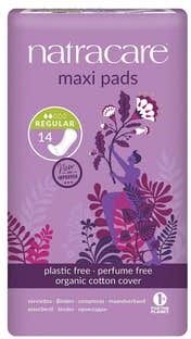 NATRACARE Compresa regular maxi pads 14uds