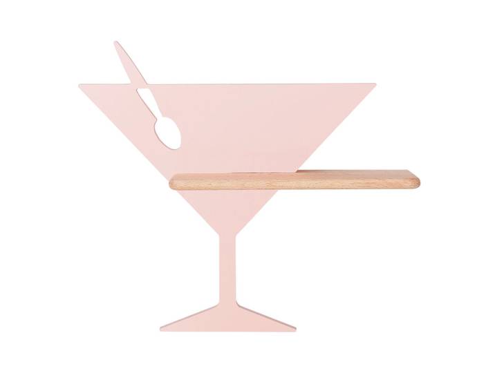Led-Wandleuchte Piccolo, Pink, Holz, Metall, Eiche, 12x33x37.5 cm, RoHS, Europäischer Sicherheitsstandard, einfach zu transportieren, Lampen & Leuchten, Innenbeleuchtung, Wandleuchten