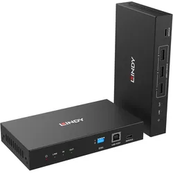 Lindy 5km Fibre Optic HDMI 4K60 KVM, KVM Switch, Schwarz