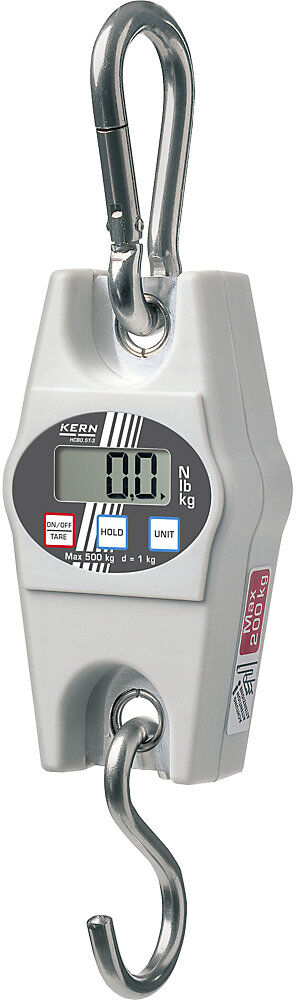 Hängewaage KERN HCB, HxB 153 x 43 mm, Wägebereich max. 200 kg, Ziffernschritt 100 g KERN
