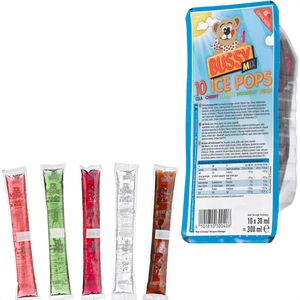 Bussy Wassereis Schleckdrinks Mix, 5 Sorten, je 30 ml, 10 Stück
