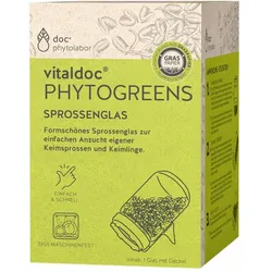 vitaldoc® PHYTOGREENS Keimsaat - Sprossenglas