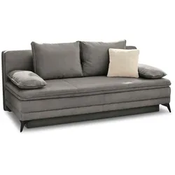 Schlafsofa Laurin Cord Grau Grey