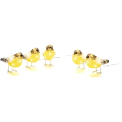 Konstsmide Weihnachtsbeleuchtung  LED Acryl Vögel 5er-Set