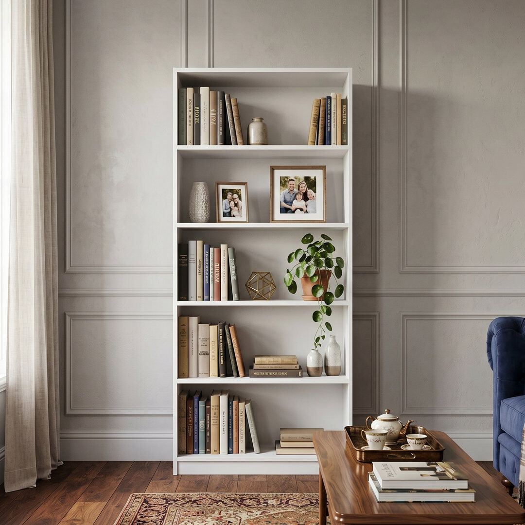 Brayden Studio 182cm H Bookcase White R80