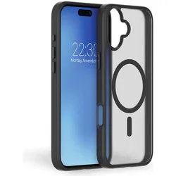 Force Case Air Frost MagSafe Case (Apple iPhone 16 Plus), Smartphone Hülle, Schwarz