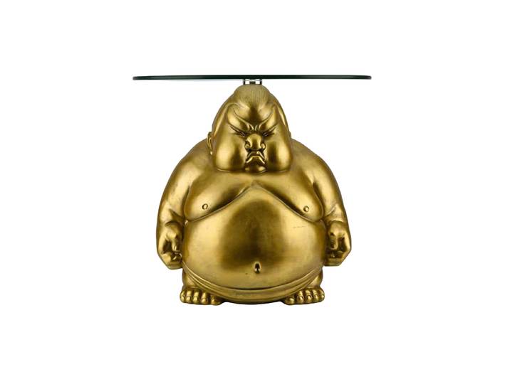 Design Beistelltisch „Sumo II“ Gold Invicta Interiors