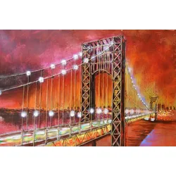 Harms Import & Vertriebs GmbH & Co. KG - 3D Metallbild Brücke