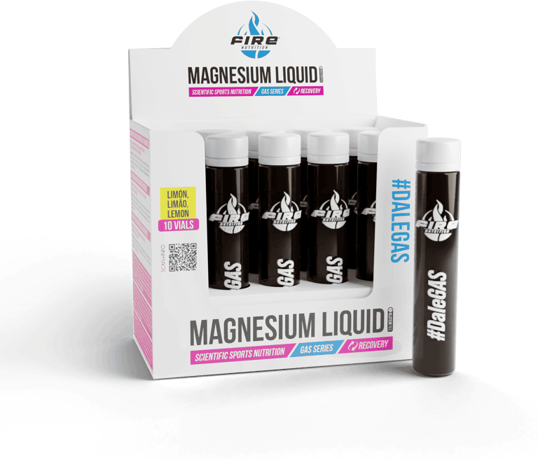 Fire Nutrition Magnésio Líquido Natural 10 vials de 25 ml Limão