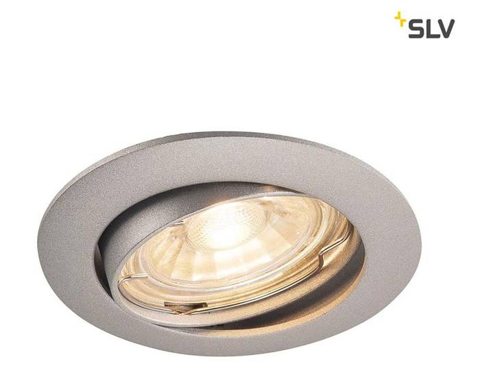 PIKA QPAR51\, plafonnier encastré\, orientable\, gris argenté\, max. 50W