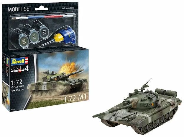 Maquette T-72 M1 Char militaire Level 4 échelle 1:72 - Revell