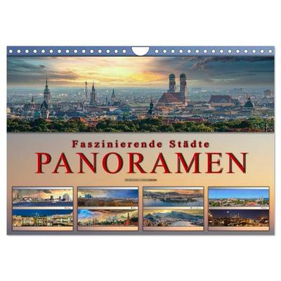 Faszinierende Städte, Panoramen (Wandkalender 2026 DIN A4 quer), CALVENDO Monatskalender