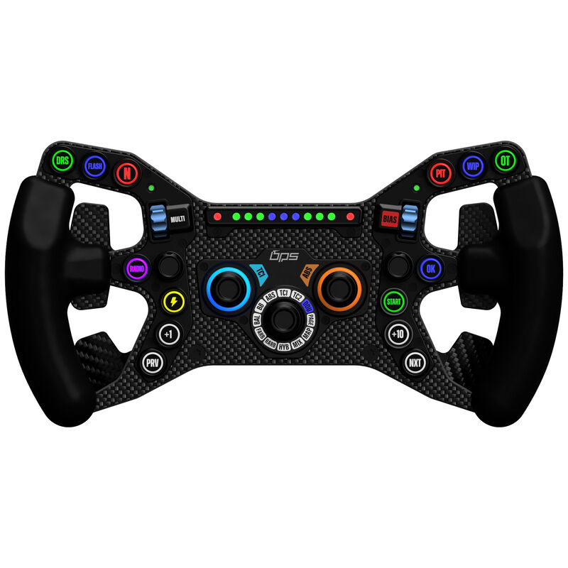 Base Performance Simulators FW1 Formula Wheel Simracing-Lenkrad, RGB - schwarz/carbon