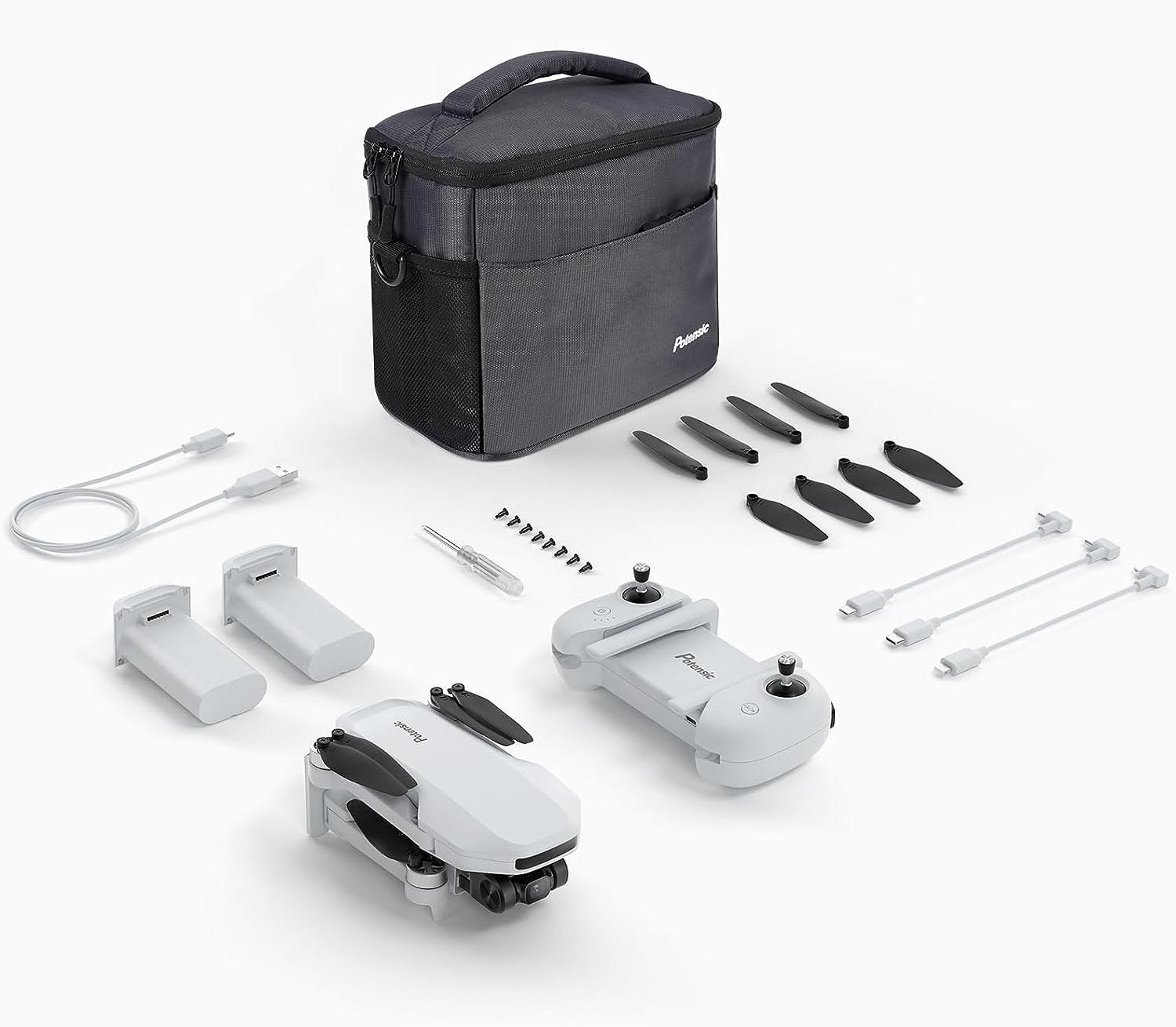 otensic ATOM SE 4K GPS-Drohne unter 249 g mit 2 Akkus, 12-MP-Kamera, Gimbal, 4 km Reichweite und Return-to-Home