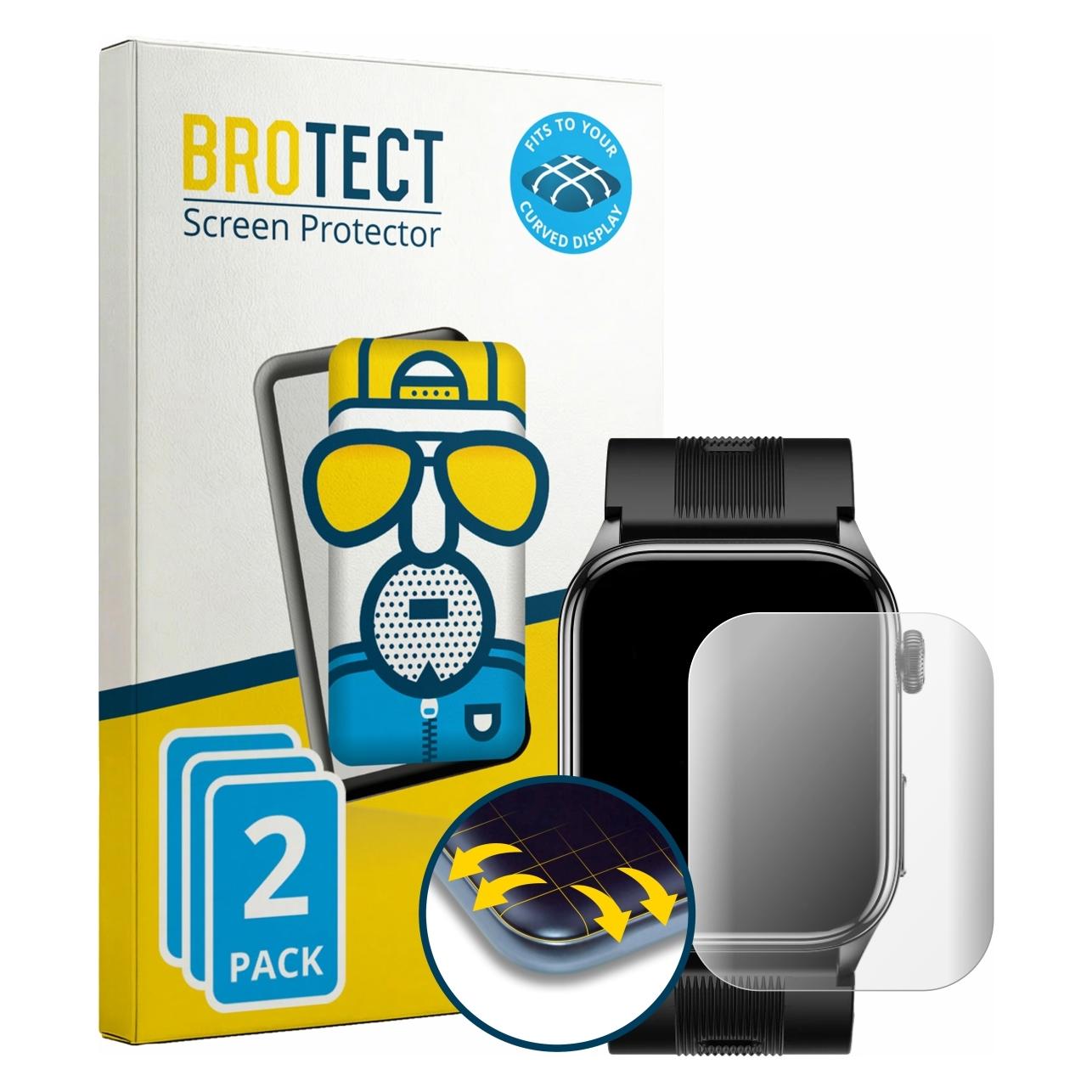 Brotect Fullscreen für Knauermann Pro 4 AIR (rechteckig) Schutzfolie Displayschutz Folie Matt (5663255)