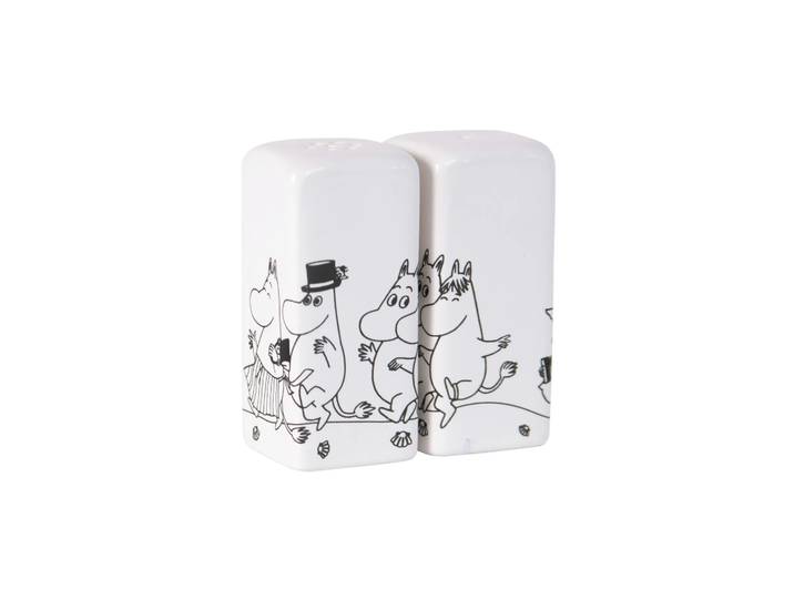Pluto Design Moominfamilie zout- en pepermolen Wit