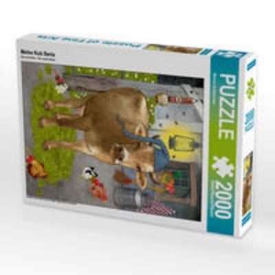 CALVENDO Puzzle Meine Kuh Berta | 2000 Teile Lege-Größe 90x67cm Foto-Puzzle für glückliche Stunden