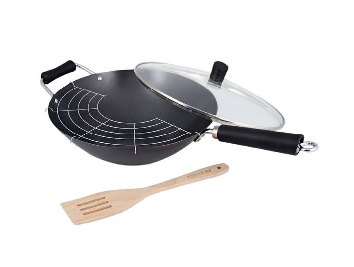 Ken Hom Excellence Wok-Set K-Stahl N/S 4tlg 31c