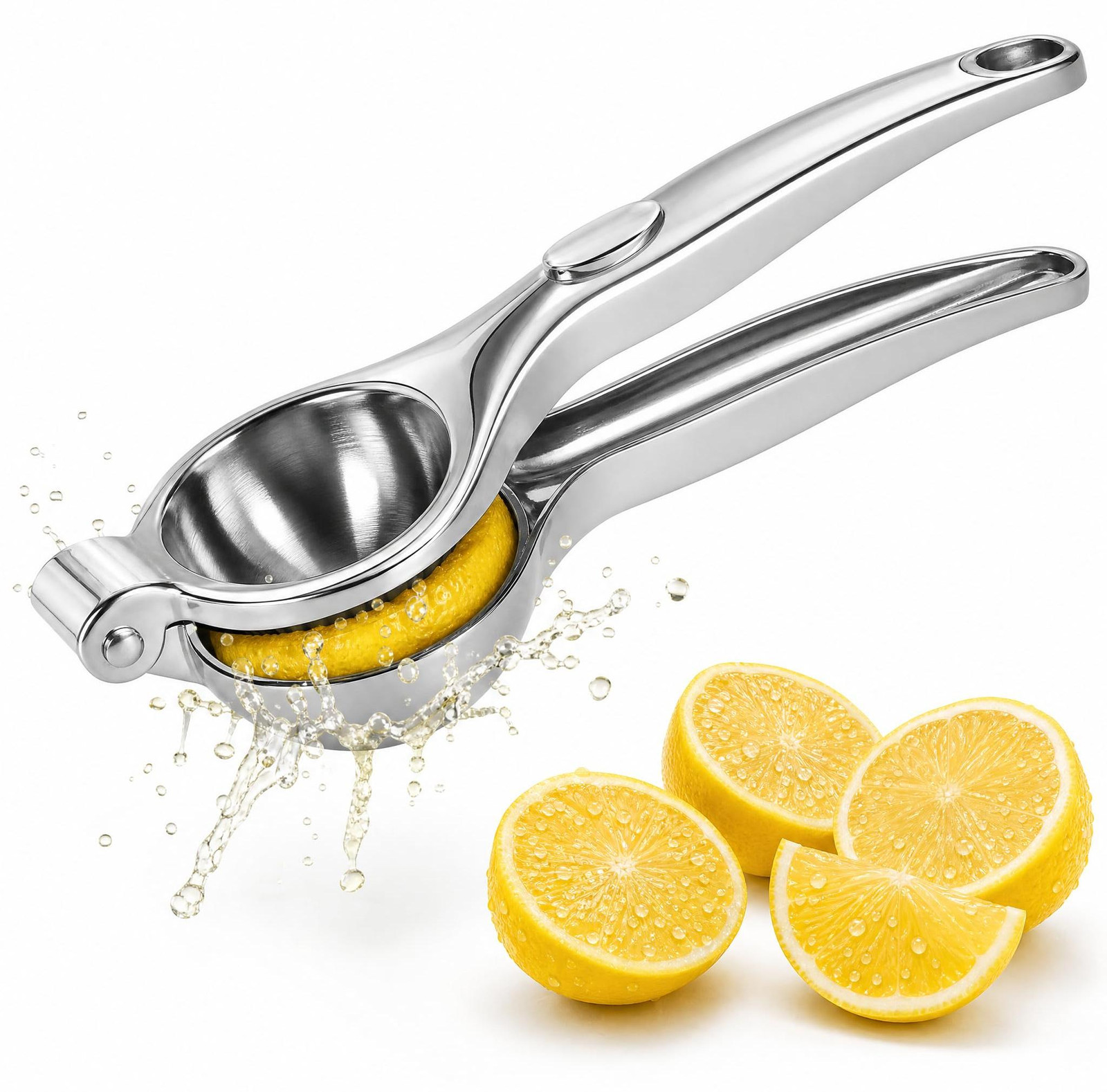 Dripio RVS citruspers handmatig voor citroenen en limoenen, 21 cm