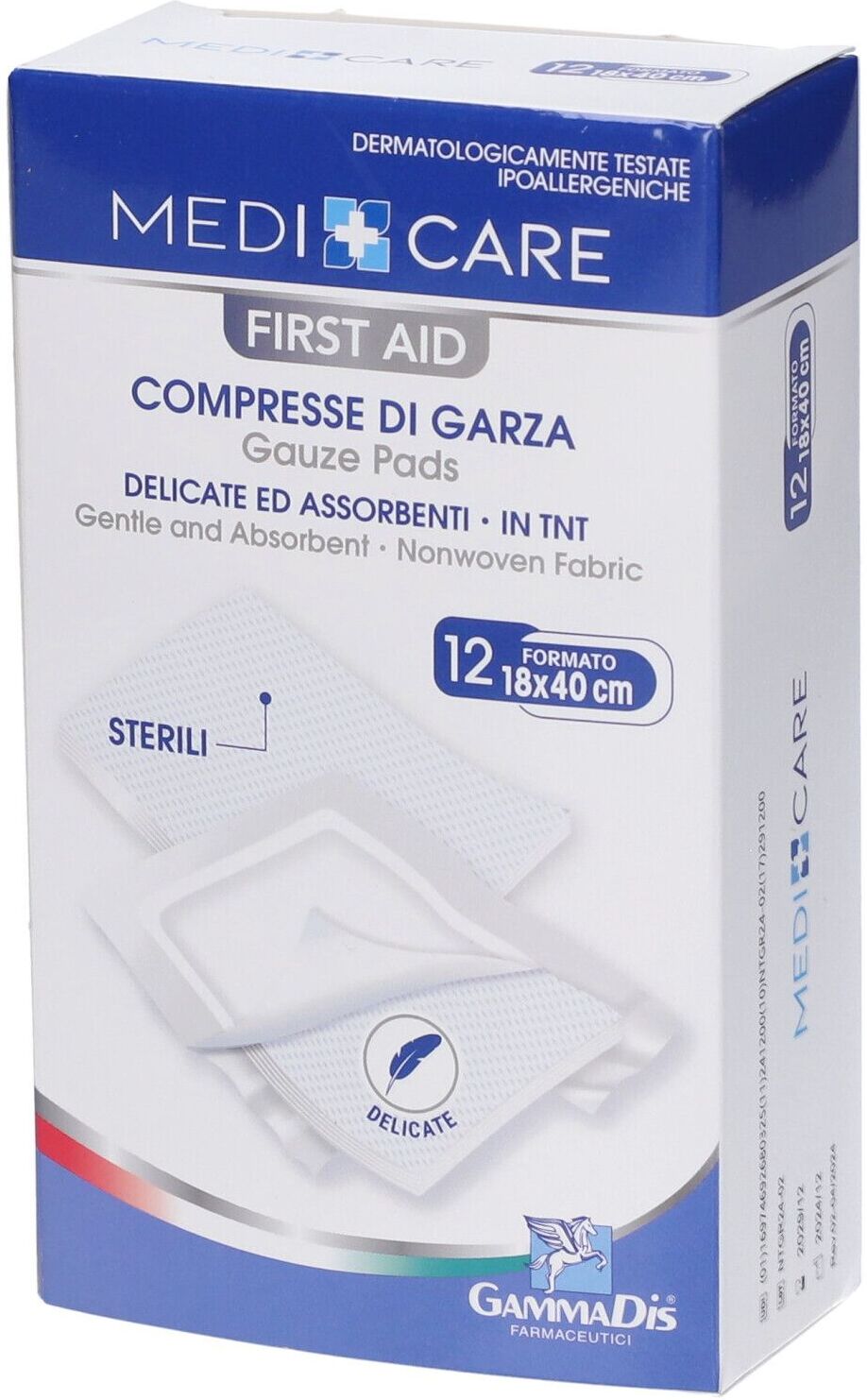 GAMMADIS FARMACEUTICI Srl Gammadis Farmaceutici, Medicare Compresse di Garza, 12 pezzi