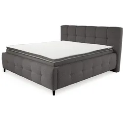 Polsterbett HARPER JACA (LF 180x200 cm) - Bezug: Stoff - LF 180x200 cm