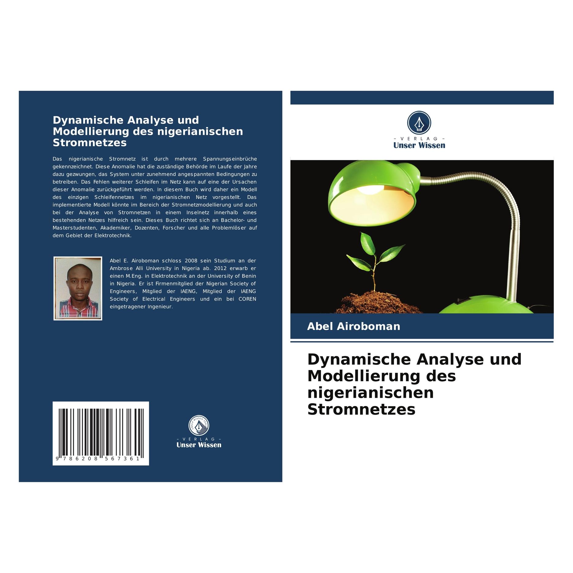 Bod Dynamische Analyse und Modellierung des nigerianischen Stromnetzes (Deutsch, Softcover, Abel Airoboman) (57196760)