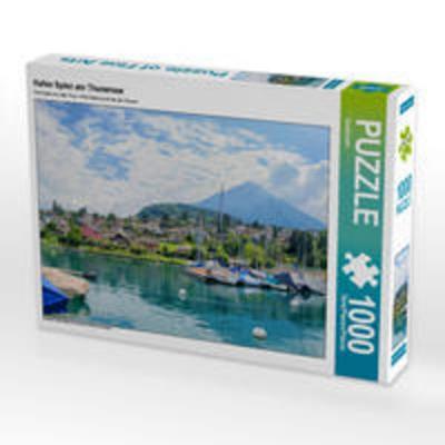 CALVENDO Puzzle Hafen Spiez am Thunersee 1000 Teile Lege-Größe 64 x 48 cm Foto-Puzzle Bild von SusaZoom