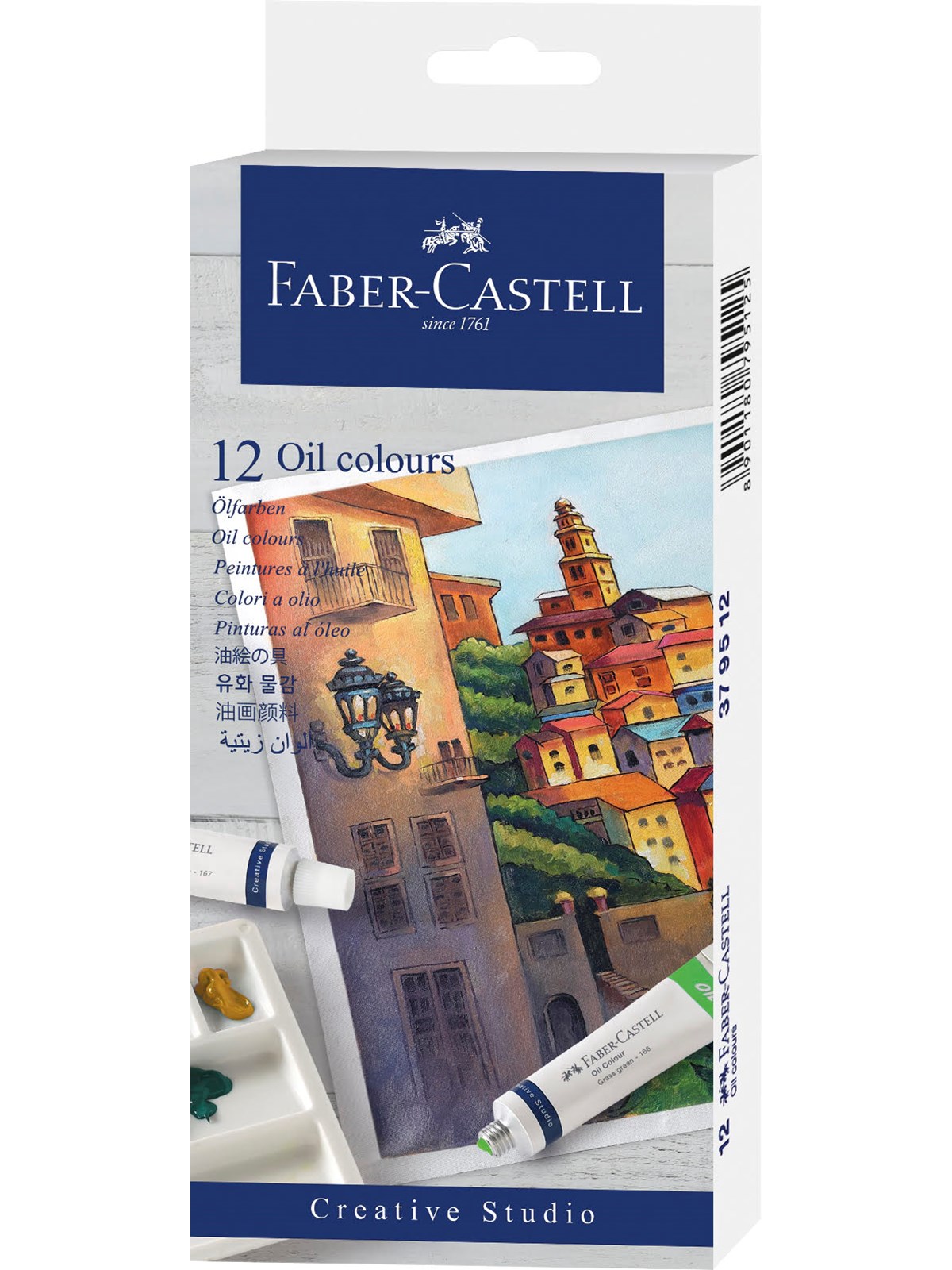 Faber-Castell Ölfarbe 12er Kartonetui