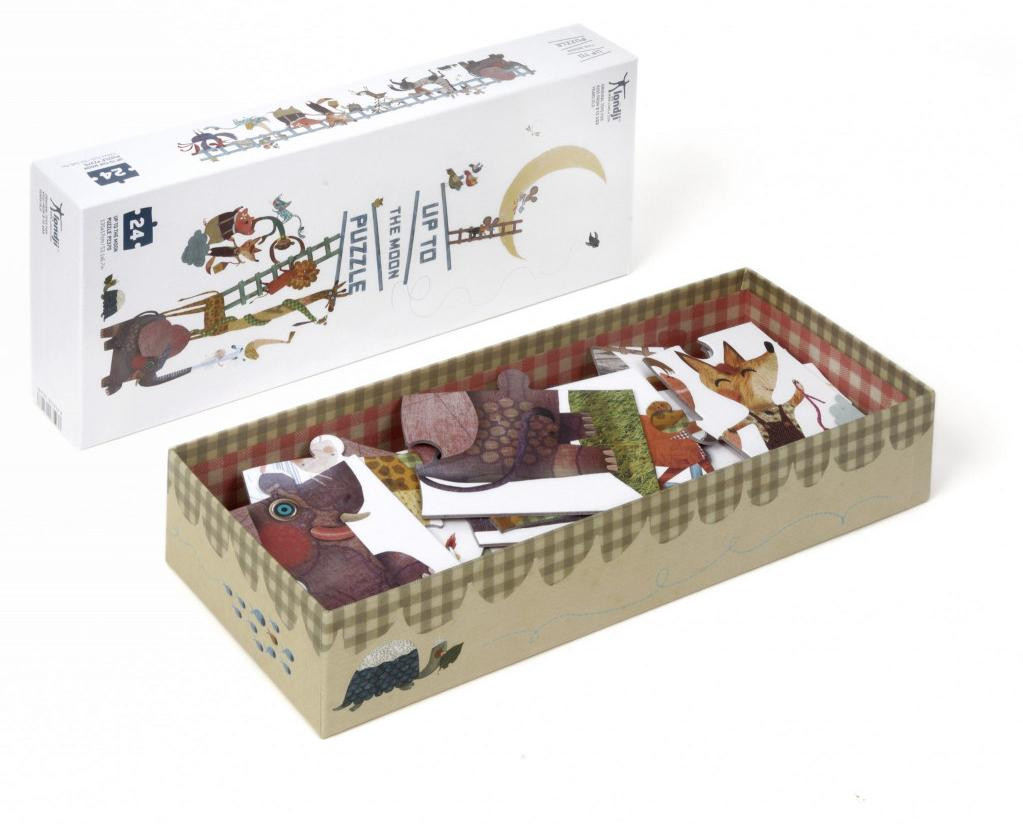 Londji Reuzenpuzzle Sus pana la luna