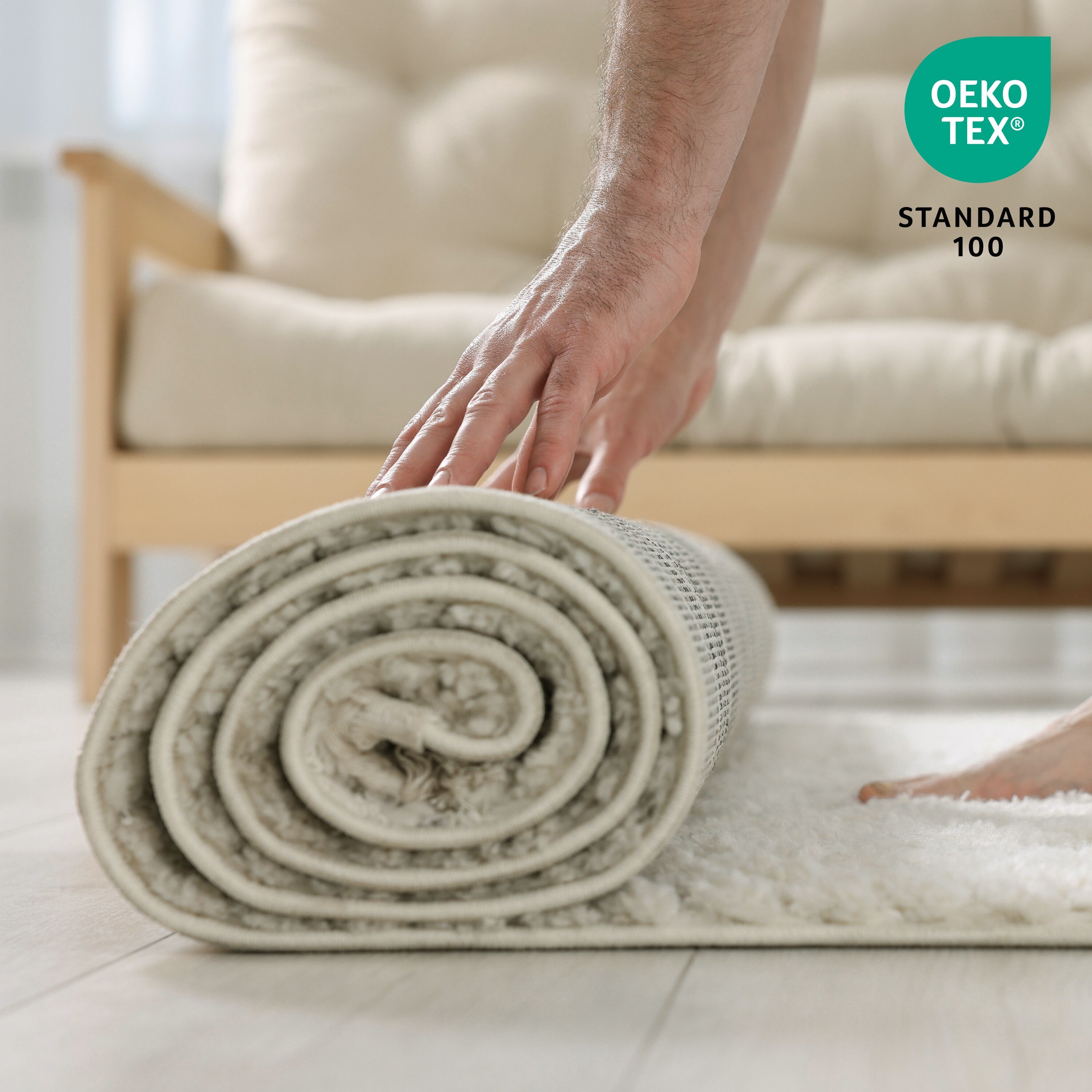 Läufer OTTO HOME "Sisalläufer "Natur", beige (natur), B:80cm H:8mm L:100cm, Sisal, Teppiche, Läufer, Läufer in verschiedenen Farben & Größen, raumklimaregulierend