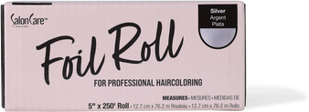 Salon Care Silver Foil Roll 5in x 250ft each