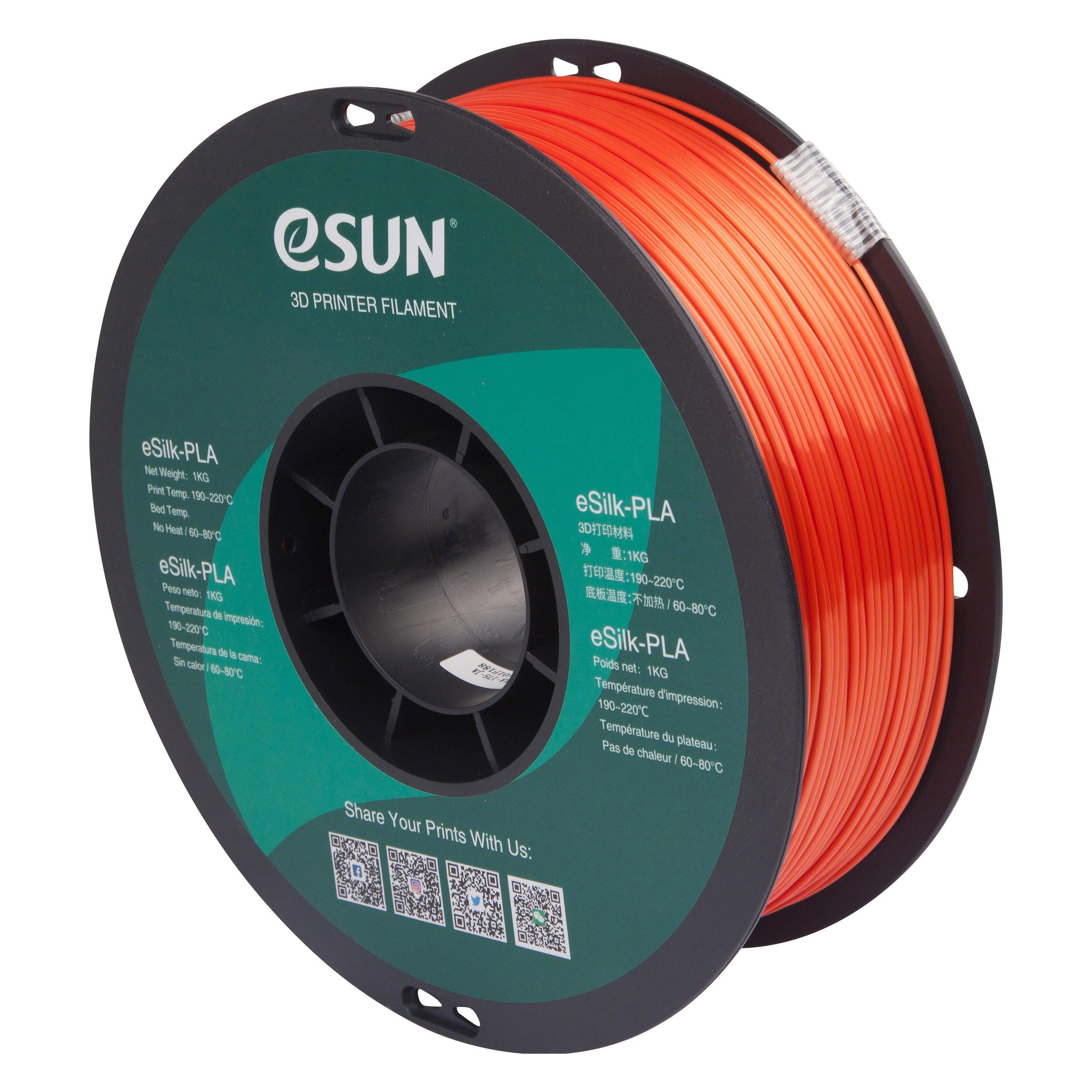 eSUN EPLA-SILK 1,75mm JACINTH 1kg 3D FILAMENT (PLA, 1000 g, 1.75 mm) (EPLA-SILK-P175JA1)