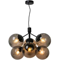 Nordlux Pendelleuchte IVONA, 6-flammig, E27, schwarz NORD-2112163003