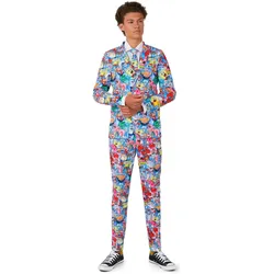 OppoSuits Teen SpongeBob Frenzy Anzug für Jugendliche (170, 176)