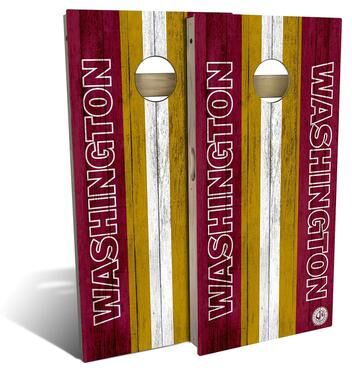 Skip's Garage Washington Football Outdoor Cornhole Board Set