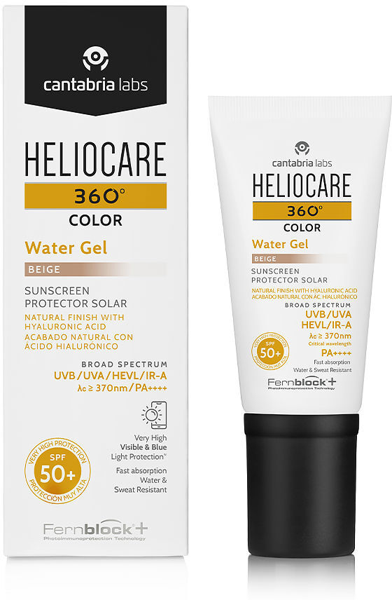 Cantabria Labs 360° Color water gel SPF50+ #beige