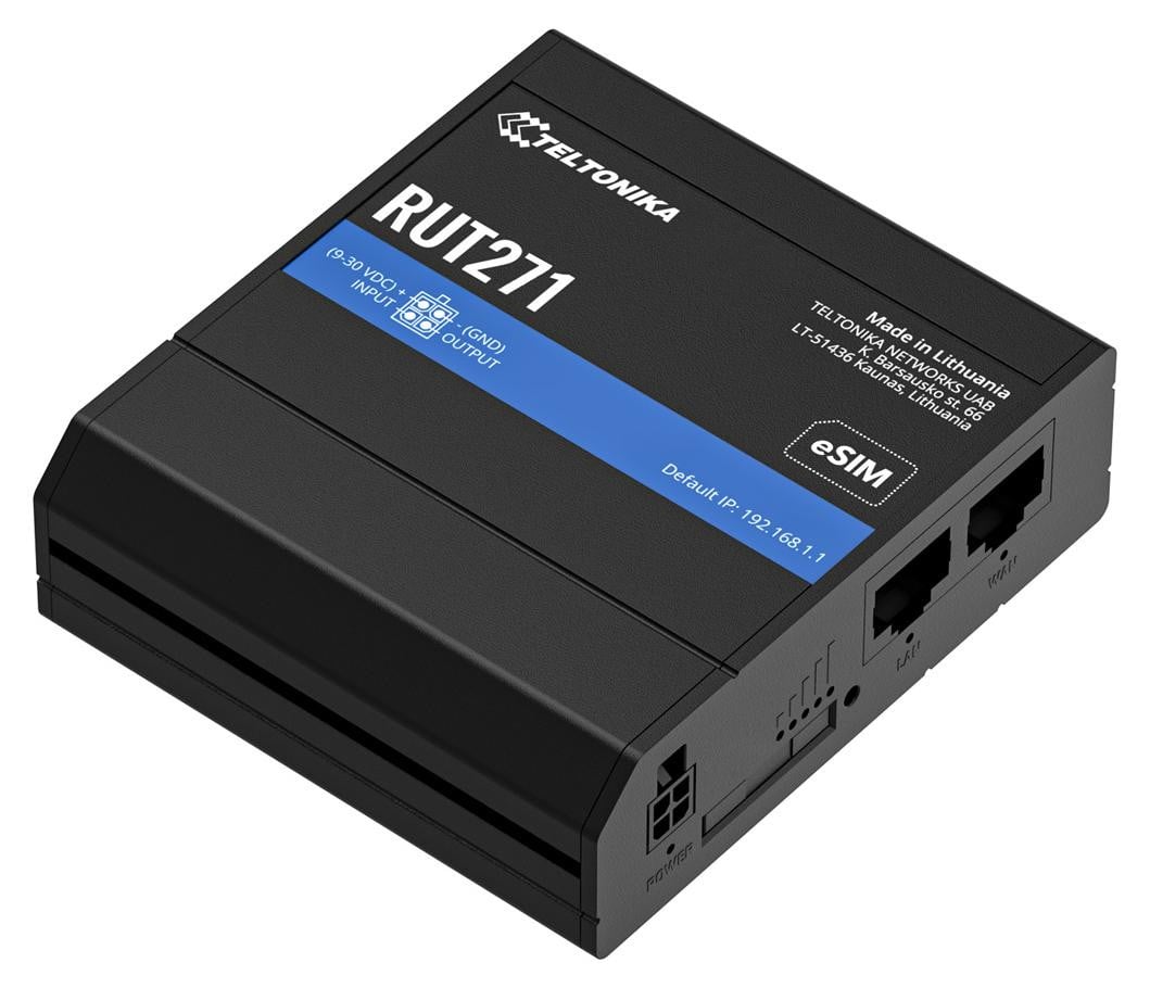 Teltonika RUT271 Redcap 5G Router met eSIM