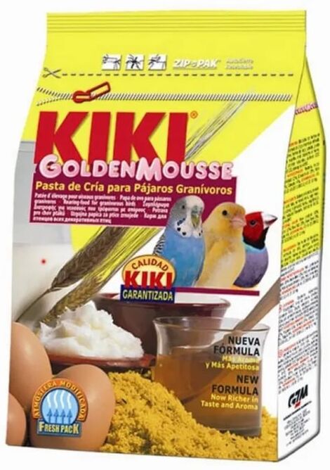 Kiki Golden Mousse Pasta De Criação Amarela 300g